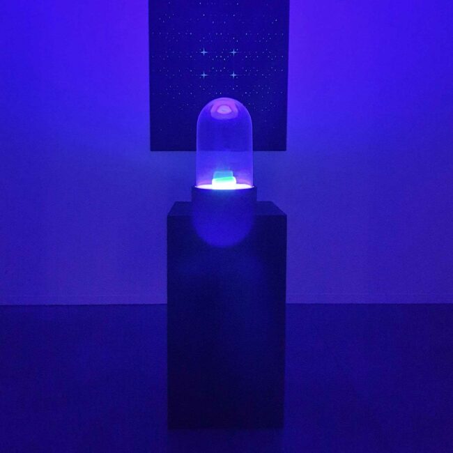 Sophie Keraudren-Hartenberger, Glowing, vue de l'exposition Éclats, Galerie l'Atelier, Nantes, 2024