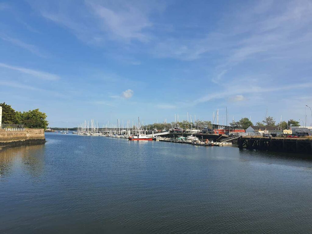 Vue du port de Lorient, 29 août 2024