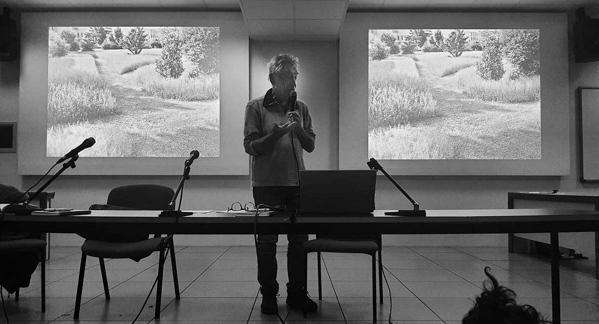 Conférence de Gilles Clément à la faculté Victor Ségalen à Brest, le 4 décembre 2024.